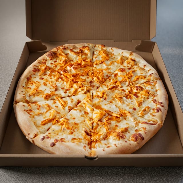 Buffalo Chicken Pizza.