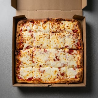 Sicilian Plain Cheese Pizza