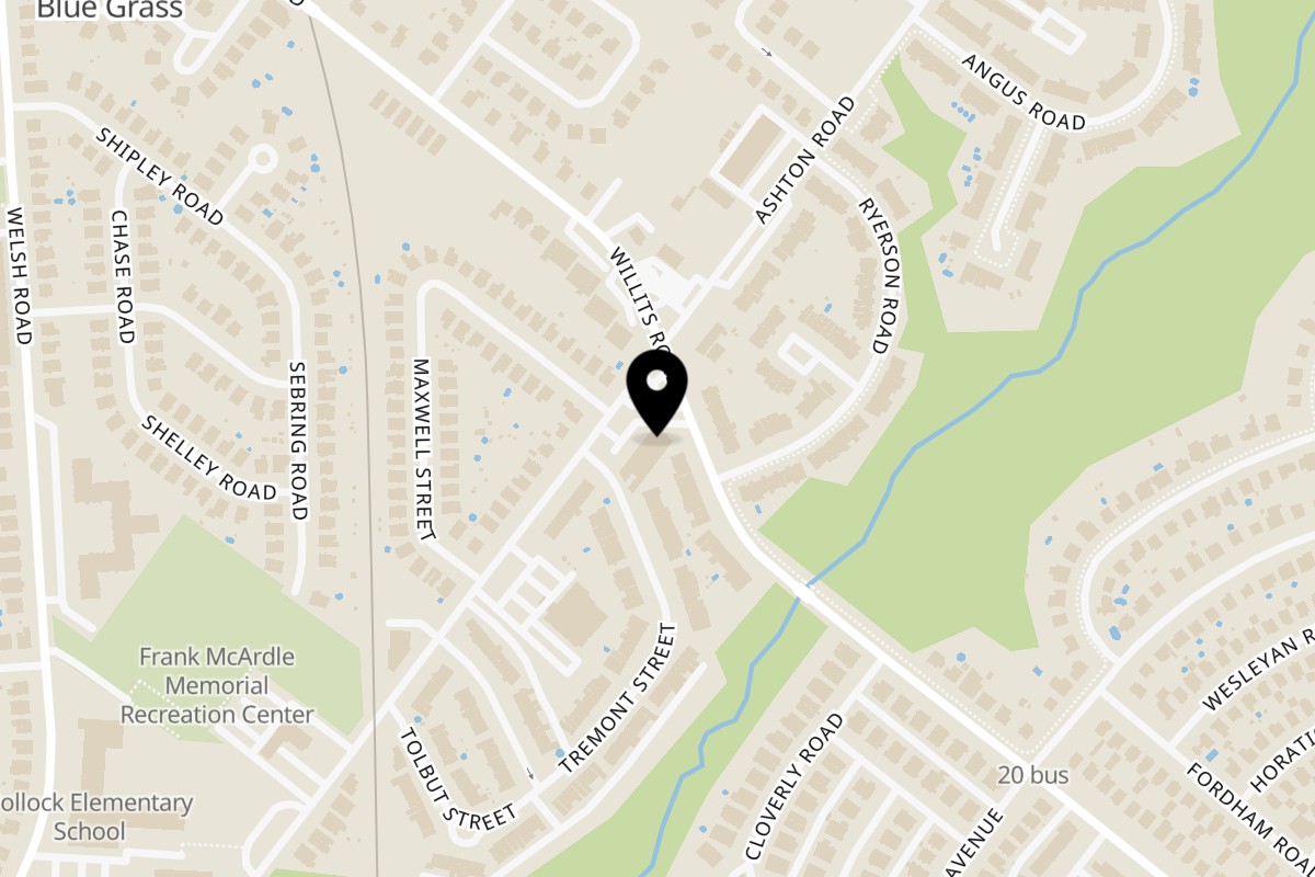 Map showing the location of Salvito's Pizza Palace on 9045 Ashton Rd in Philadelphia
